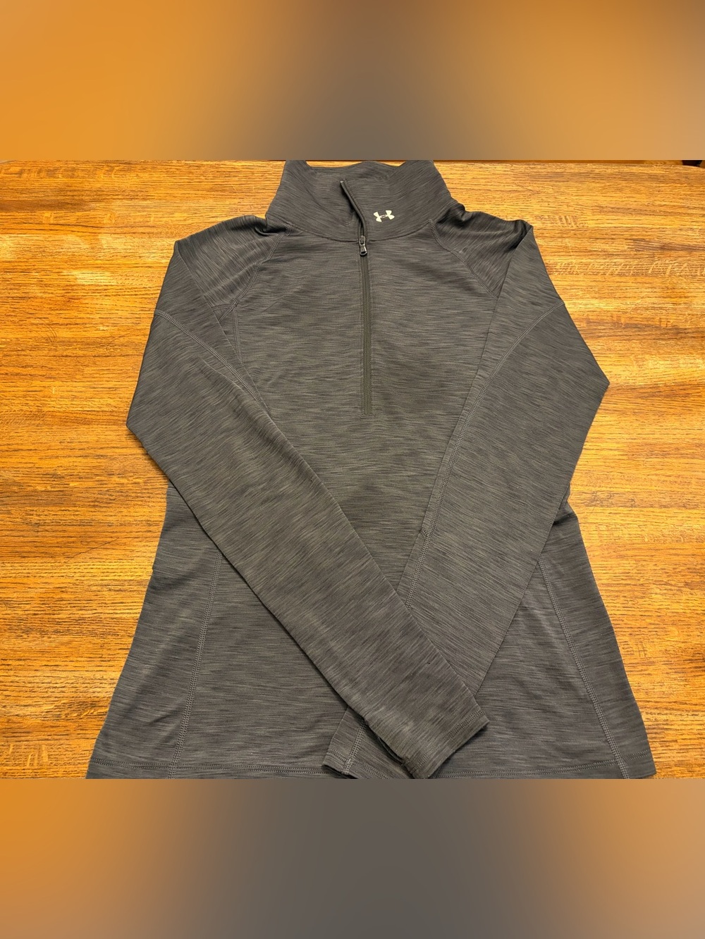 Women’s Under Armour Cold Gear 1/4 Zip - Gray - Size Medium